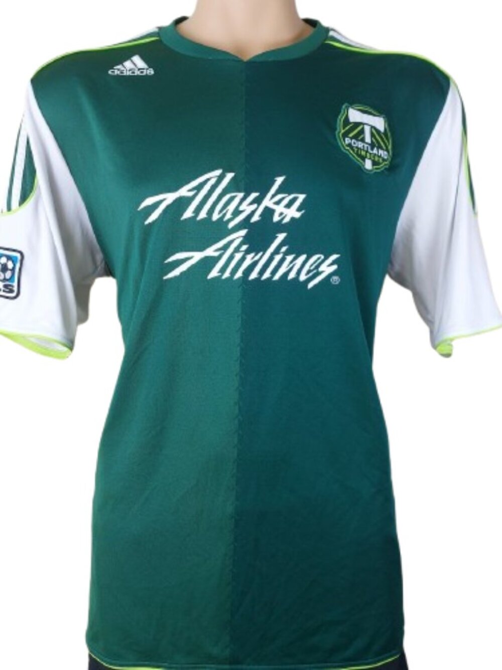 Adidas Men's Green Portland Timbers 2011-2012 Home Soccer MLS Jersey Size 2XL